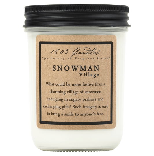 Snowman Village Soy Candle - Veranda Cafe & Mercantile