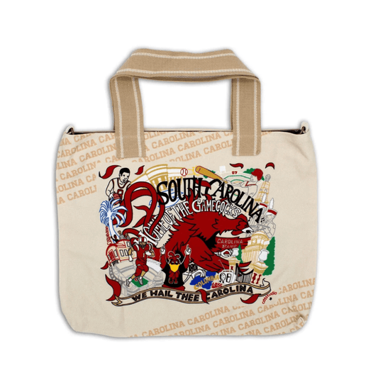 South Carolina , University of Collegiate Tote Bag - Veranda Cafe & Mercantile