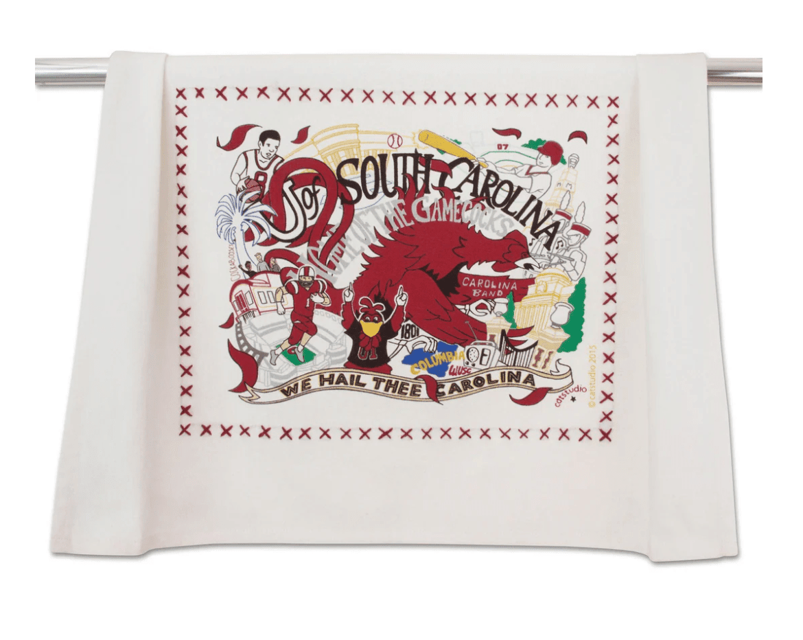 South Carolina, University of Dish Towel - Veranda Cafe & Mercantile