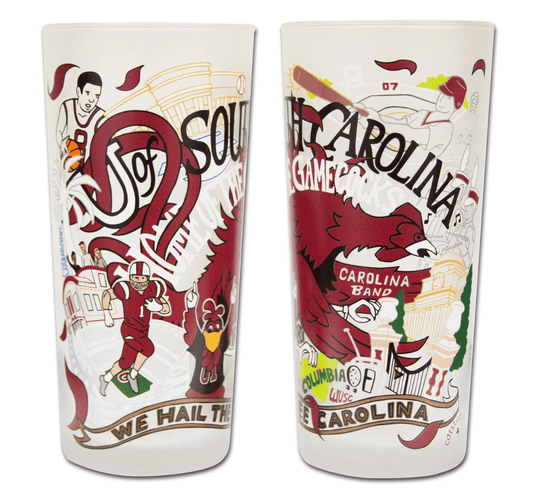South Carolina, University of Drinking Glass Set - Veranda Cafe & Mercantile