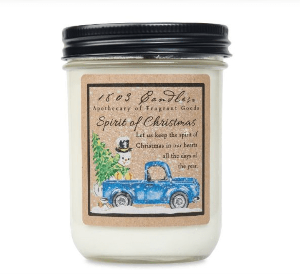 Spirit of Christmas Candle - Veranda Cafe & Mercantile