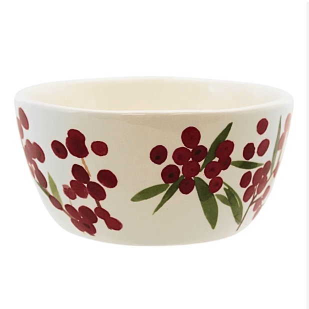 Sprig Snack Bowl Red Multi - Veranda Cafe & Mercantile