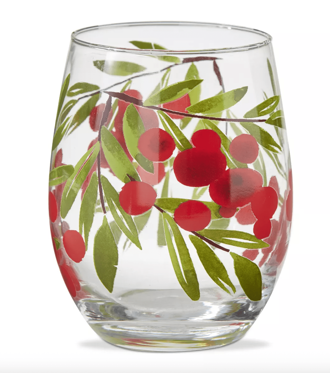 Sprig Stemless Wine Glass - Veranda Cafe & Mercantile