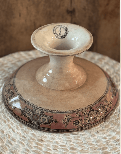 Stained BPC Dragon compotier - Veranda Cafe & Mercantile