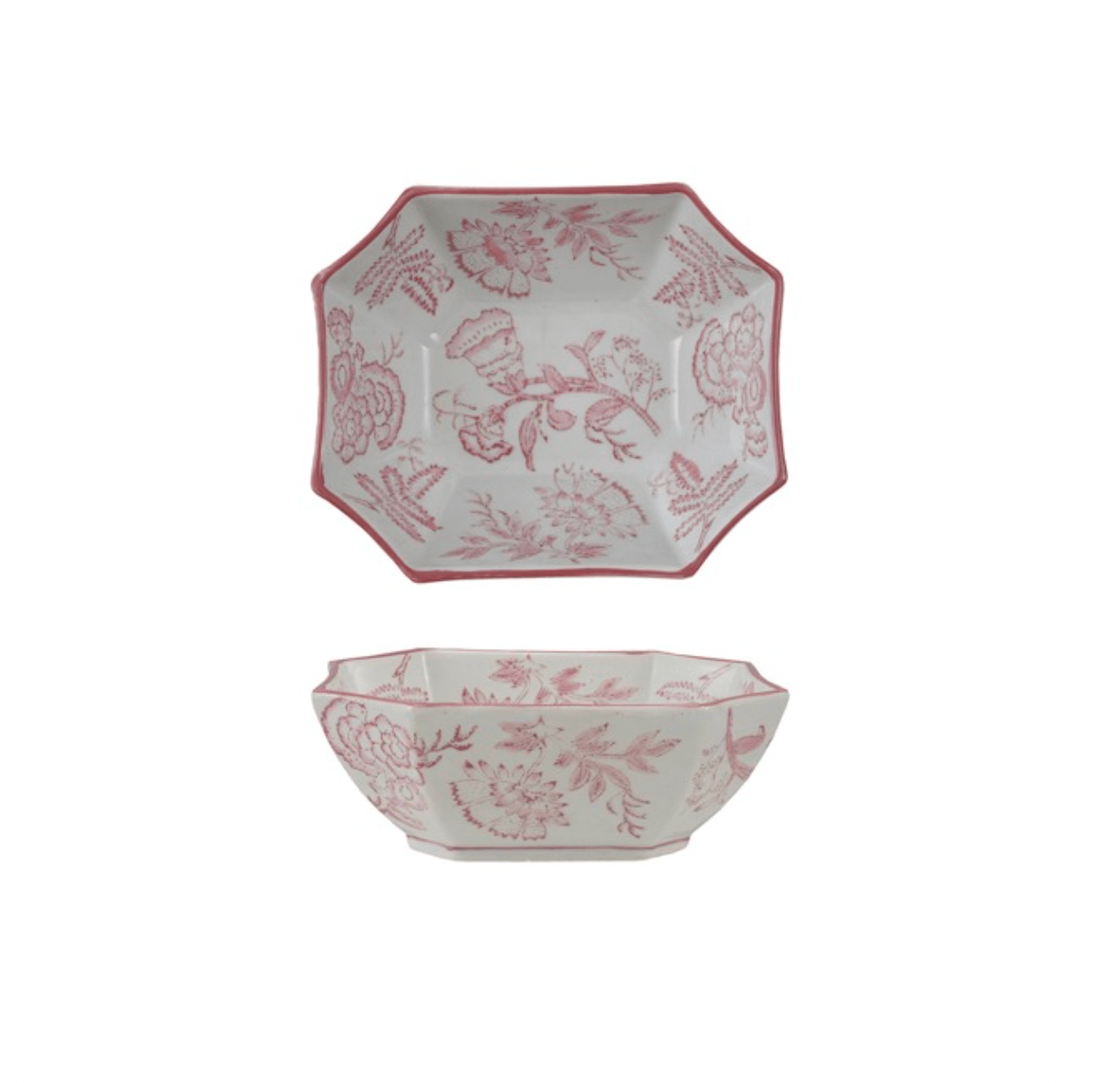 Stoneware Bowl W Pattern - Veranda Cafe & Mercantile