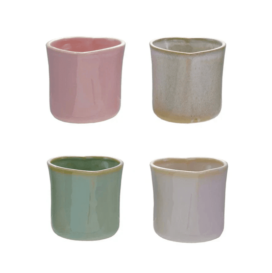 Stoneware Handle - less Mug - Veranda Cafe & Mercantile