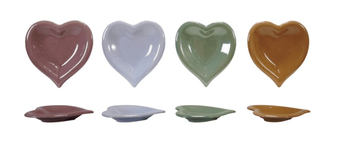Stoneware Heart Dish - Veranda Cafe & Mercantile