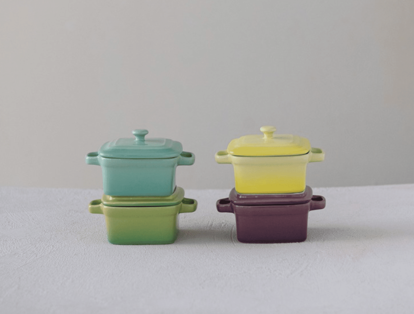 Stoneware Mini Baker with Lid - Veranda Cafe & Mercantile