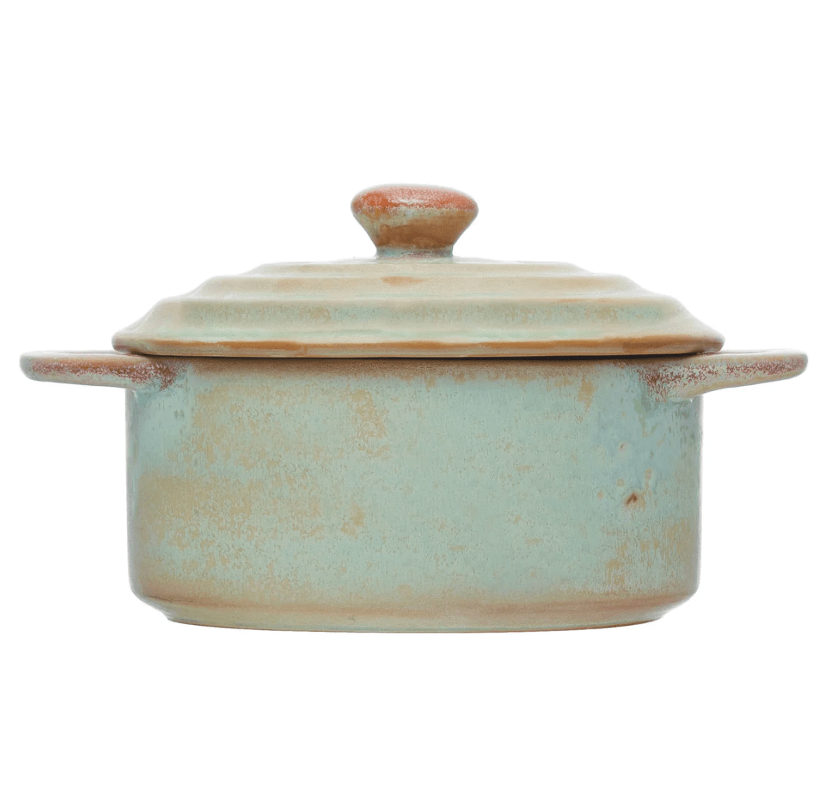 Stoneware Mini Baker with Reactive Glaze for Easy Cooking – Veranda ...