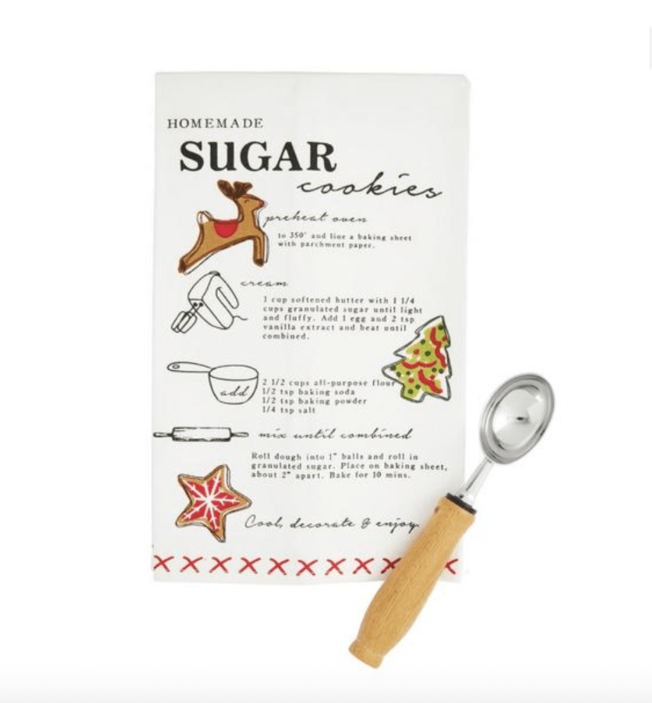 Sugar Cookie Recipe Towel Set - Veranda Cafe & Mercantile
