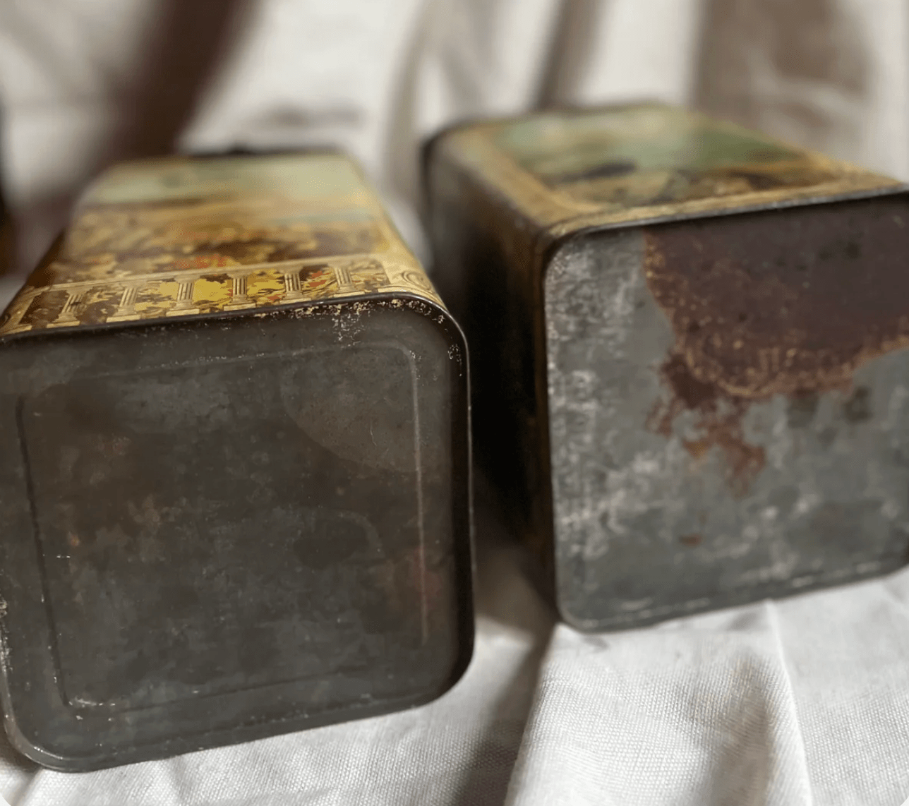 Swiss Vintage Metal Tin - Veranda Cafe & Mercantile