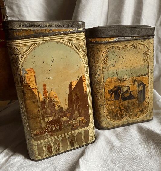 Swiss Vintage Metal Tin - Veranda Cafe & Mercantile