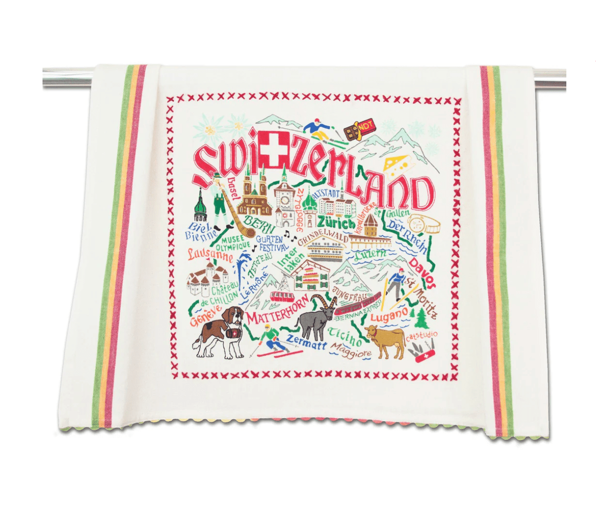 Switzerland Dish Towel - Veranda Cafe & Mercantile