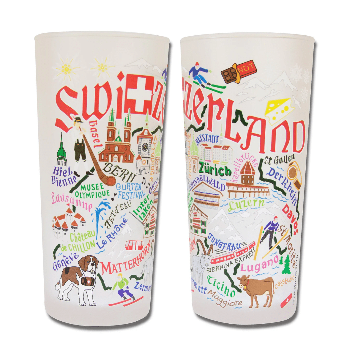 Switzerland Drinking Glass Set - Veranda Cafe & Mercantile