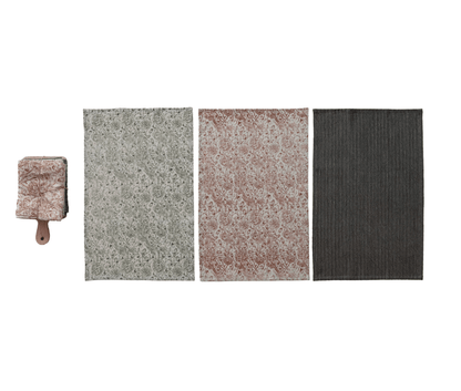 Tea Towels & Mango Wood Cheese/Serving Board - Veranda Cafe & Mercantile