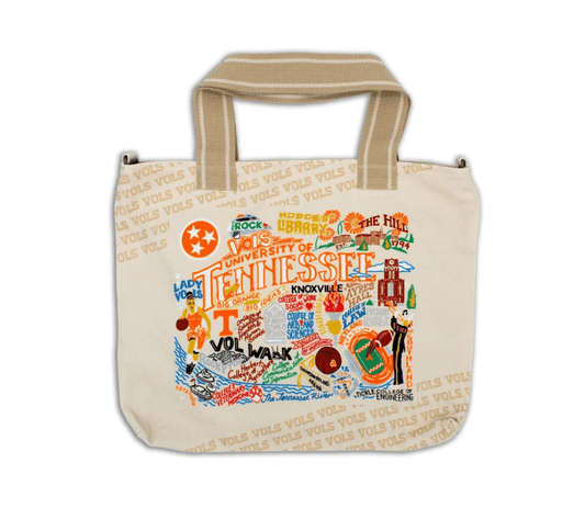 Tennessee, University of Collegiate Tote Bag - Veranda Cafe & Mercantile
