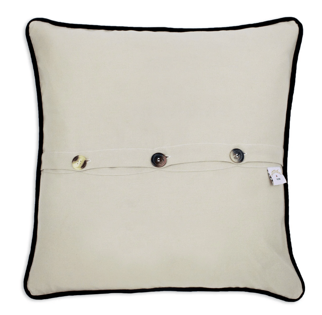 Texas Hand - Embroidered Pillow - Veranda Cafe & Mercantile