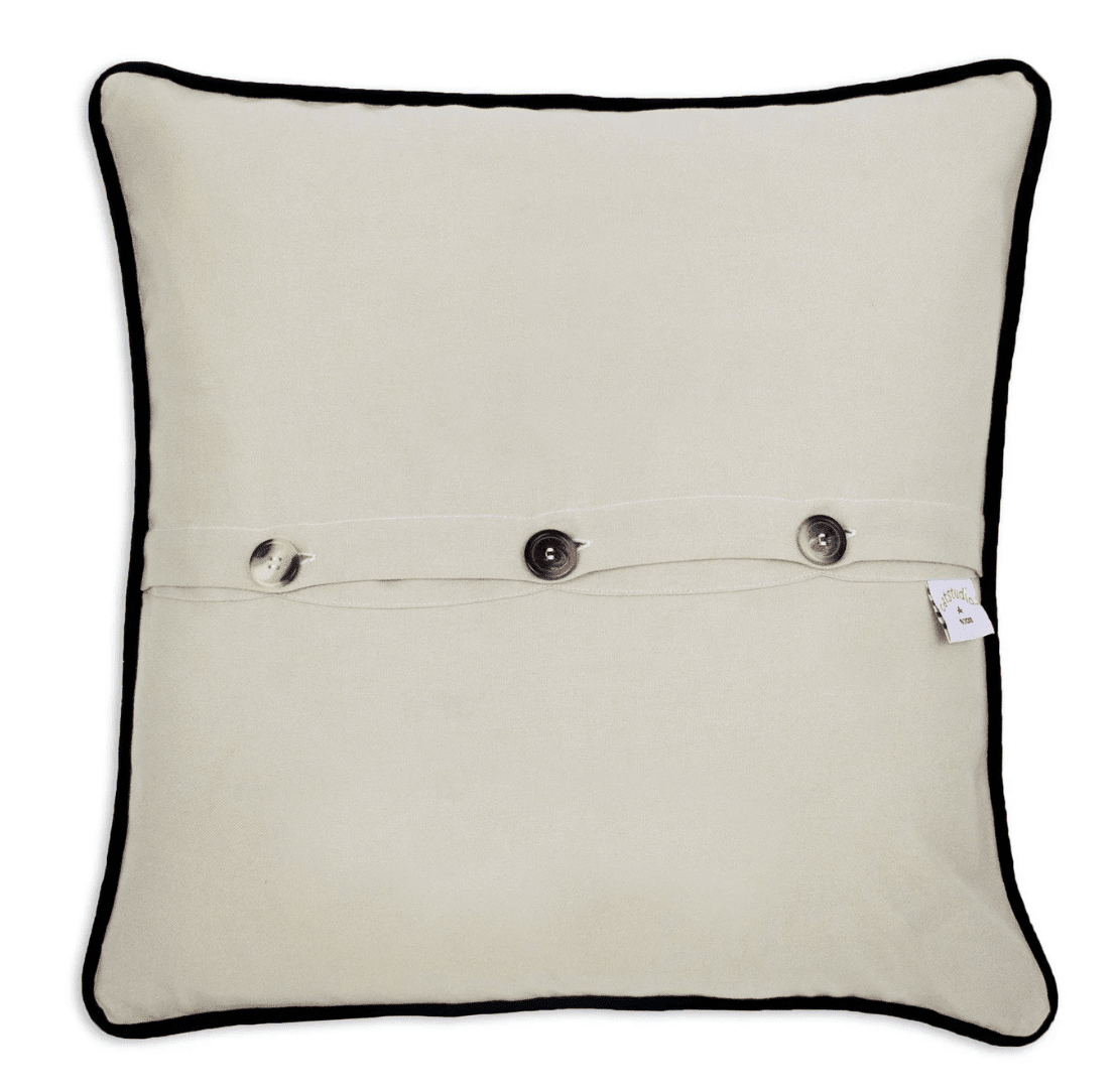 Texas Hand - Embroidered Pillow - Veranda Cafe & Mercantile