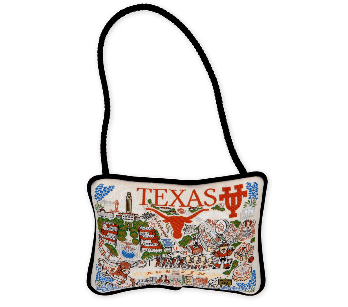 Texas, University of Mini Pillow - Veranda Cafe & Mercantile