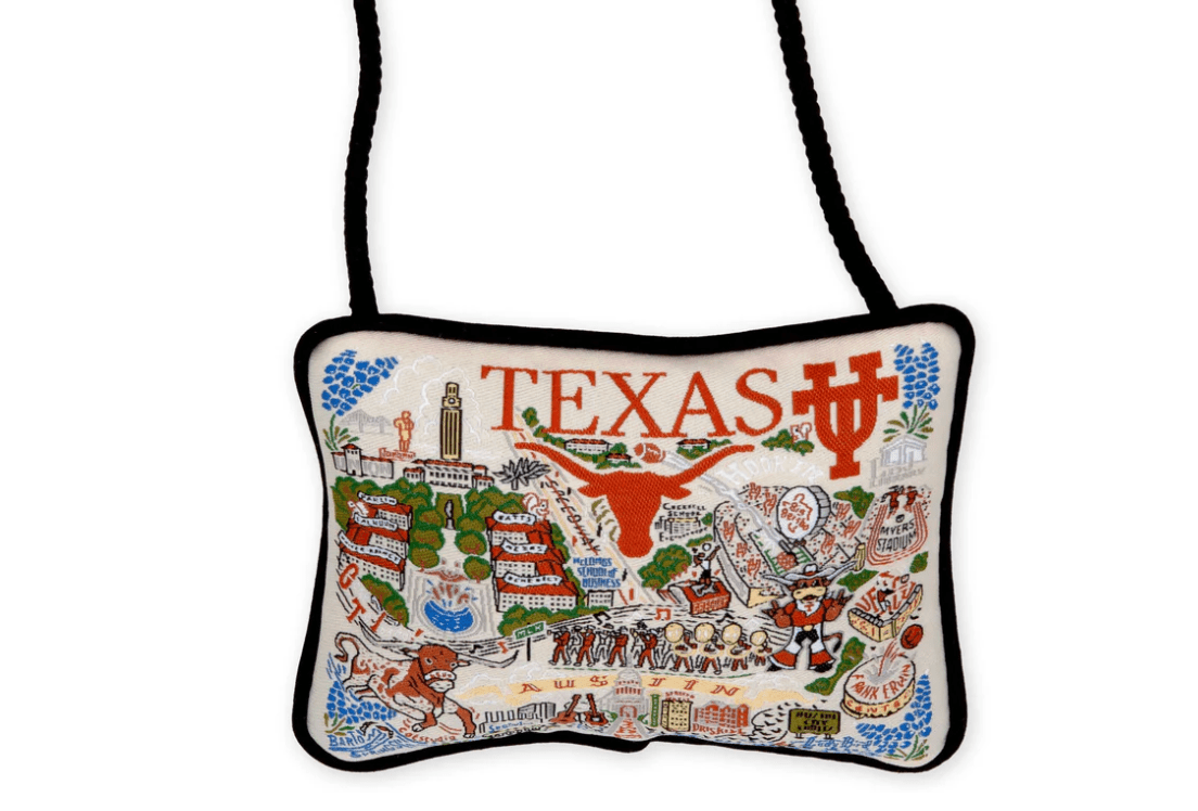 Texas, University of Mini Pillow - Veranda Cafe & Mercantile
