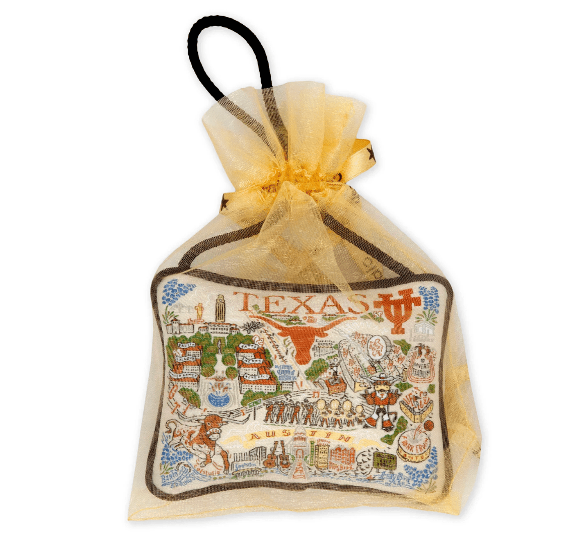 Texas, University of Mini Pillow - Veranda Cafe & Mercantile