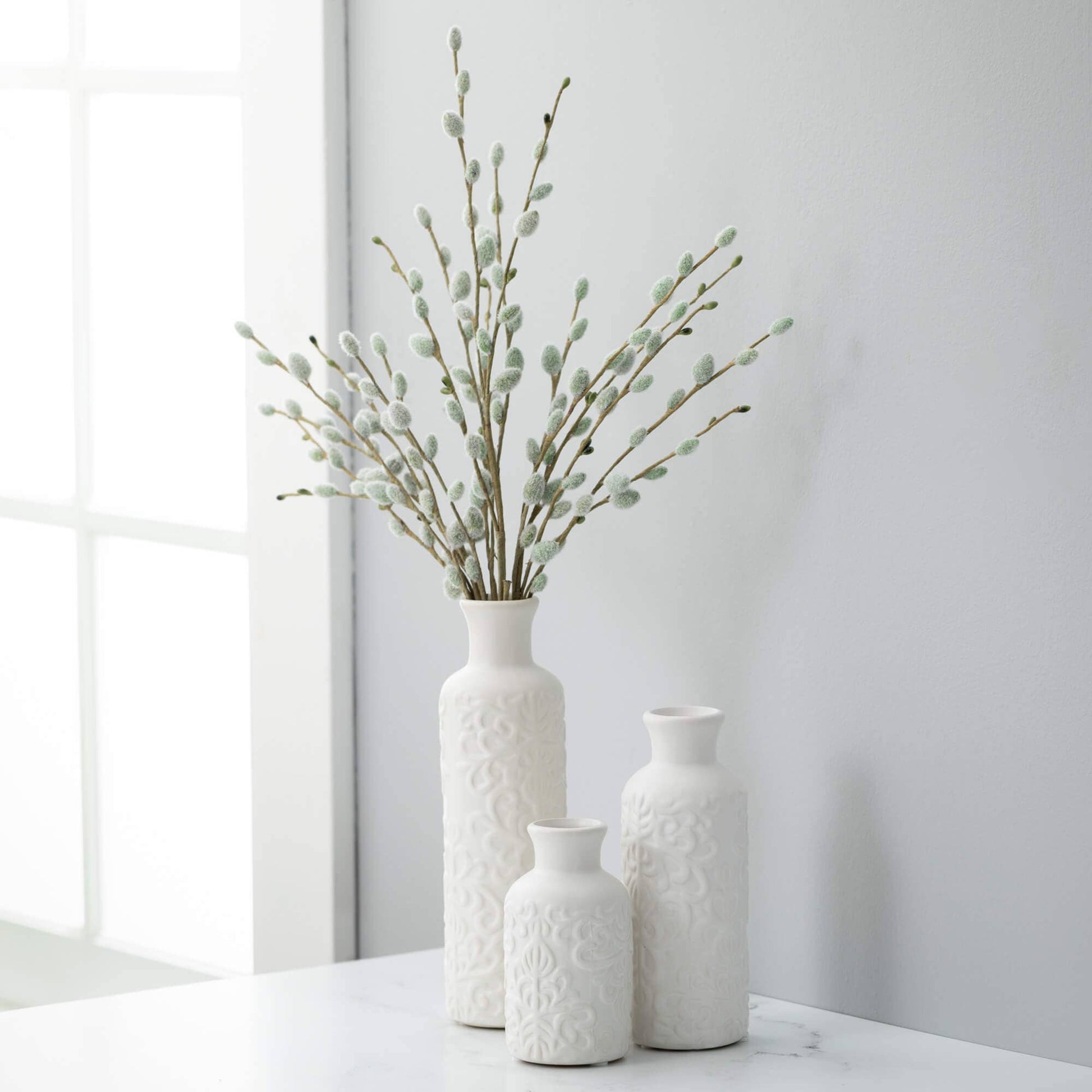 Textured Bottle Vase - Veranda Cafe & Mercantile