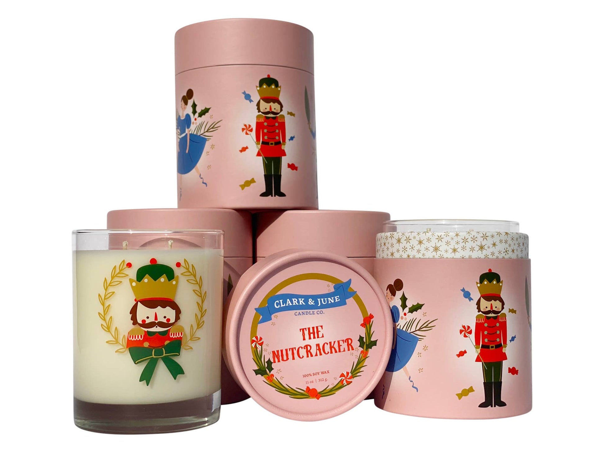 The Nutcracker 11oz Soy Holiday Candle - Warm Gingerbread - Veranda Cafe & Mercantile
