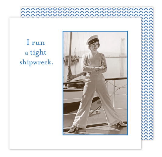Tight Shipwreck Beverage Napkins - Veranda Cafe & Mercantile