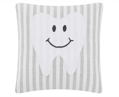 Tooth Fairy Embroidered Pillow Poly Filled - Veranda Cafe & Mercantile