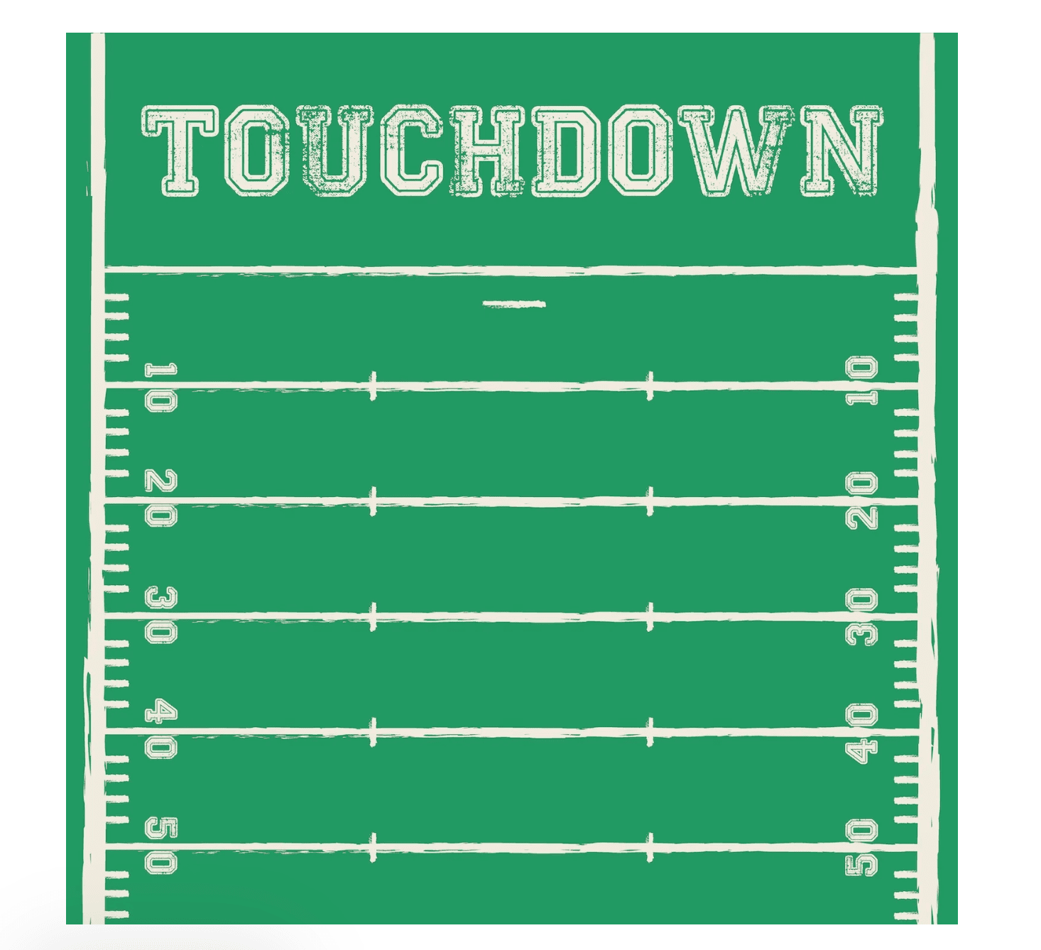 Touchdown Cocktail Napkin - Veranda Cafe & Mercantile