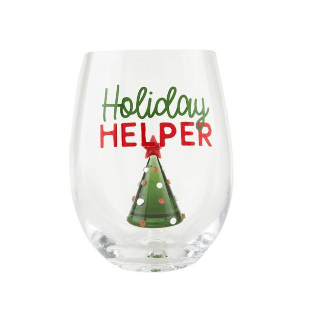 Tree Icon Wine Glass - Veranda Cafe & Mercantile