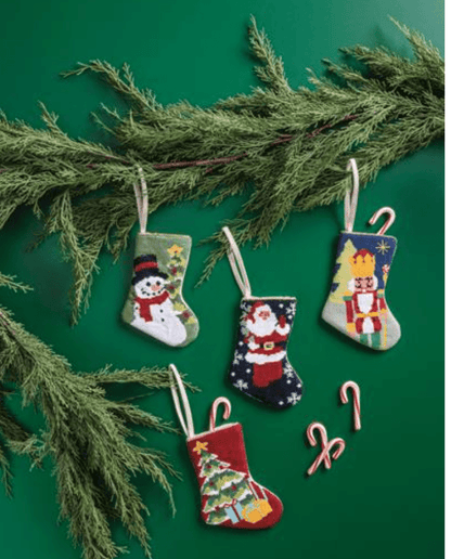 Tree Mini Needlepoint Stocking - Veranda Cafe & Mercantile