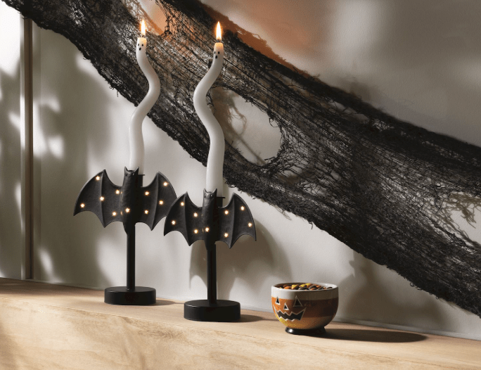 Twinkle Bat Candlestick - Veranda Cafe & Mercantile
