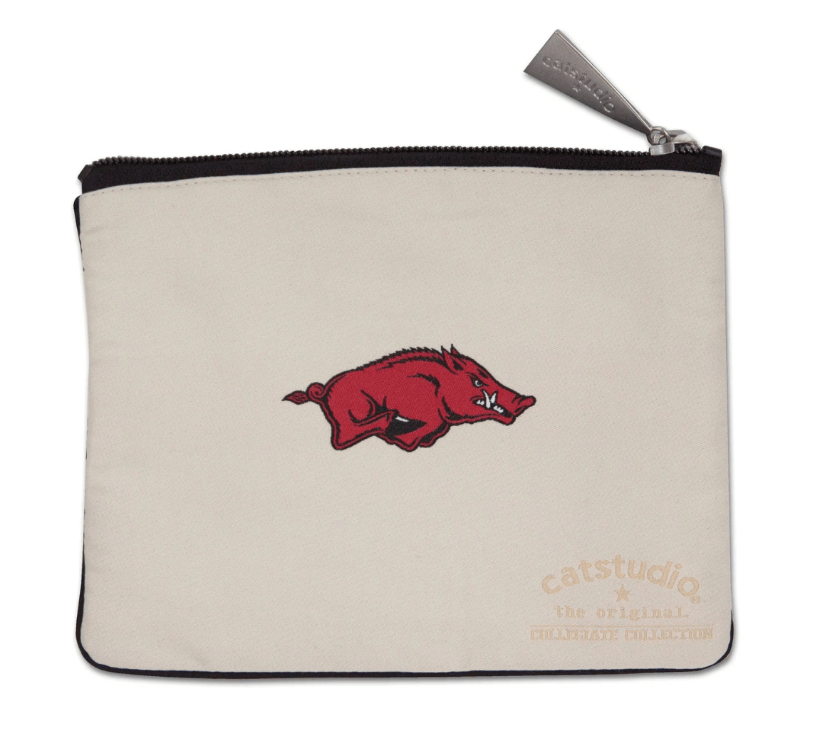 University of Arkansas Zip Pouch - Veranda Cafe & Mercantile