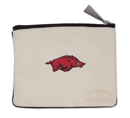 University of Arkansas Zip Pouch - Veranda Cafe & Mercantile