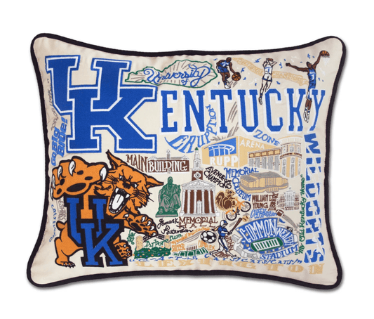 University of Kentucky Embroidered Pillow - Veranda Cafe & Mercantile