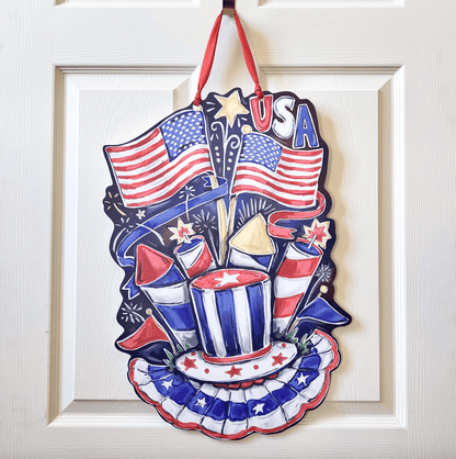 USA Door Hanger - Veranda Cafe & Mercantile