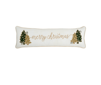 Velvet Tree Merry Christmas Pillow - Veranda Cafe & Mercantile