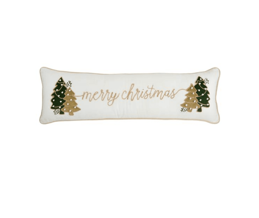 Velvet Tree Merry Christmas Pillow - Veranda Cafe & Mercantile