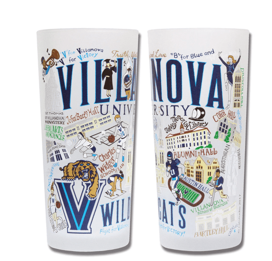 Villanova University Drinking Glass Set - Veranda Cafe & Mercantile