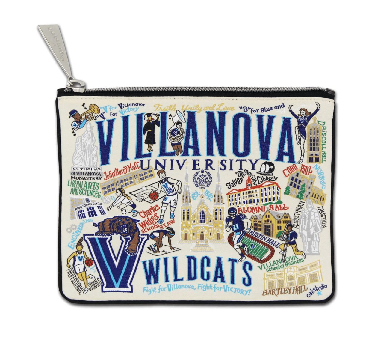Villanova University Zip Pouch - Veranda Cafe & Mercantile