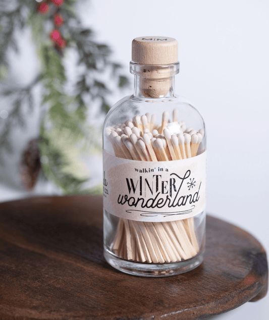 Vintage Apothecary Christmas Winter Wonderland Matches - Veranda Cafe & Mercantile