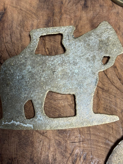 Vintage Brass Horse Medallion - Veranda Cafe & Mercantile