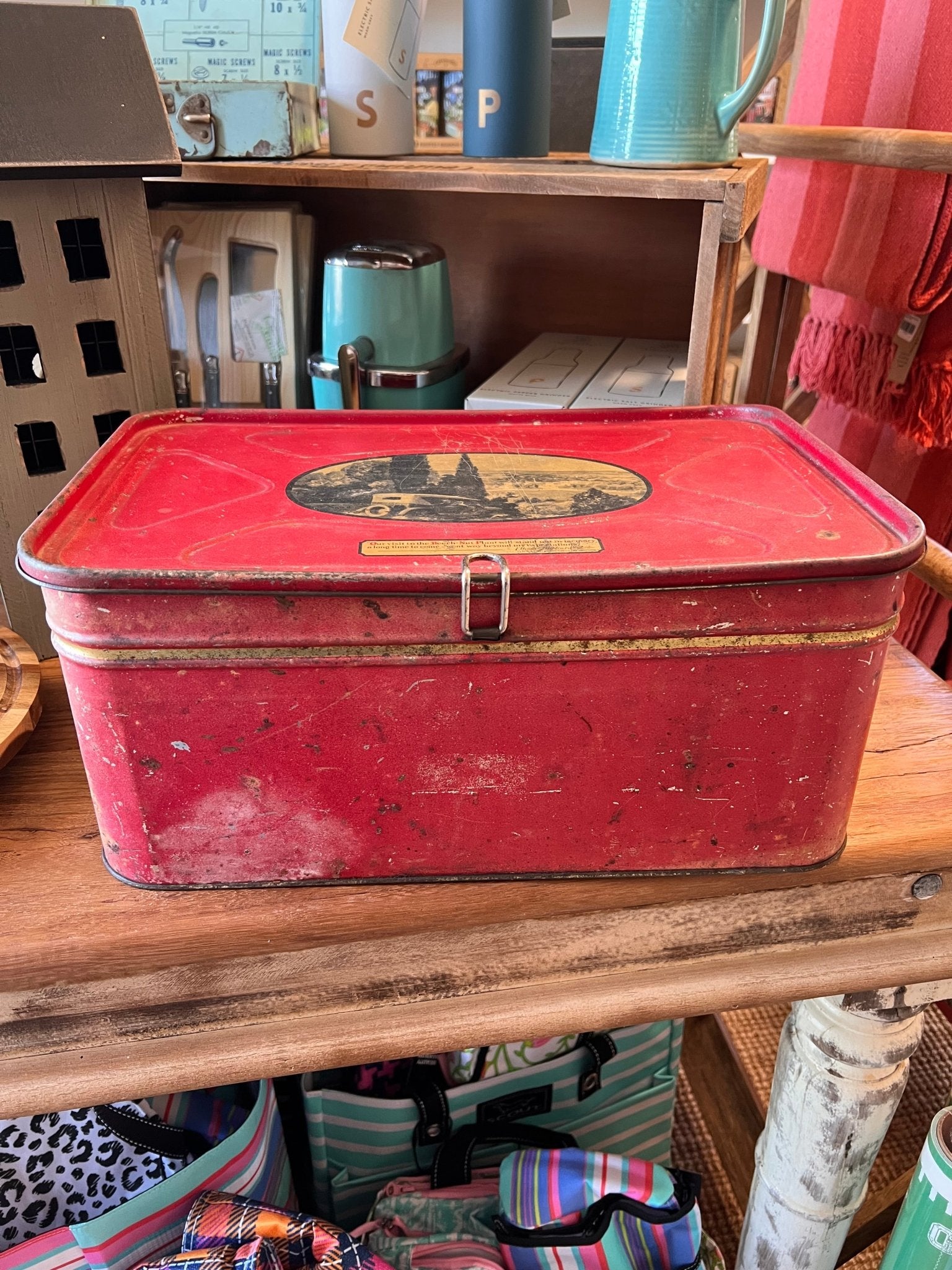 Vintage Bread Box - Veranda Cafe & Mercantile