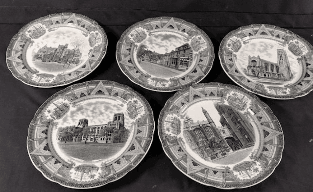 Vintage Copeland Spode University of Chicago Commemorative Plate - Veranda Cafe & Mercantile