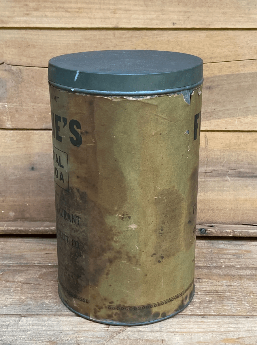 Vintage Filene's Restaurant Cocoa Tin - Veranda Cafe & Mercantile