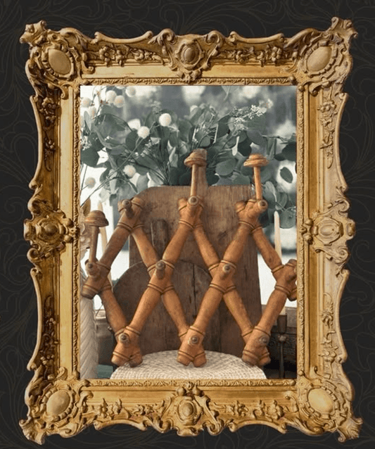 Vintage French Accordion Peg Rack - Veranda Cafe & Mercantile