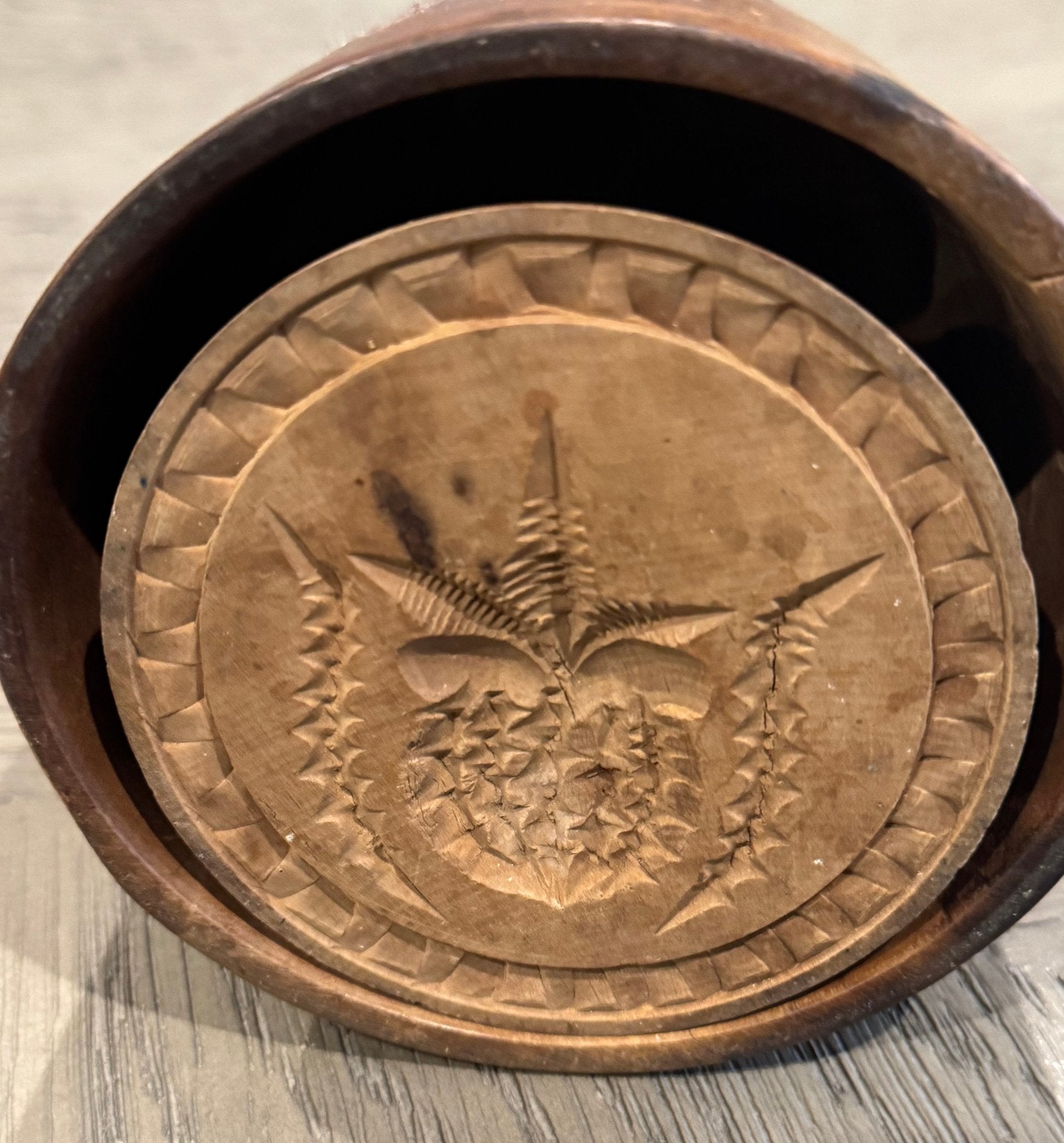 Vintage French Butter Mold - Veranda Cafe & Mercantile