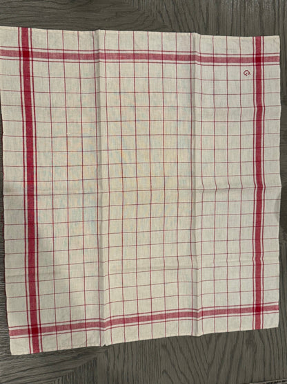 Vintage French Linen Towel - G - Veranda Cafe & Mercantile