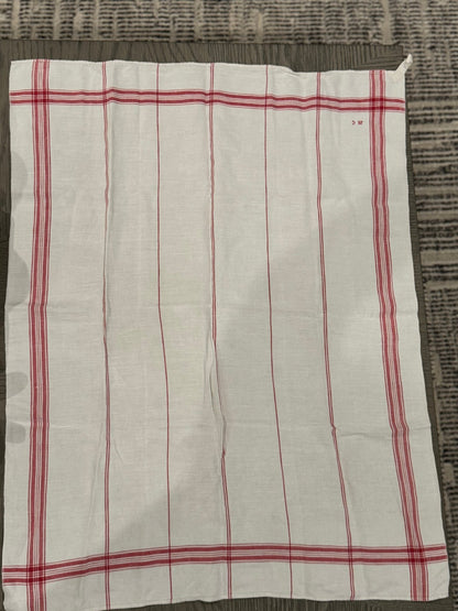 Vintage French Linen Towel - HC - Veranda Cafe & Mercantile